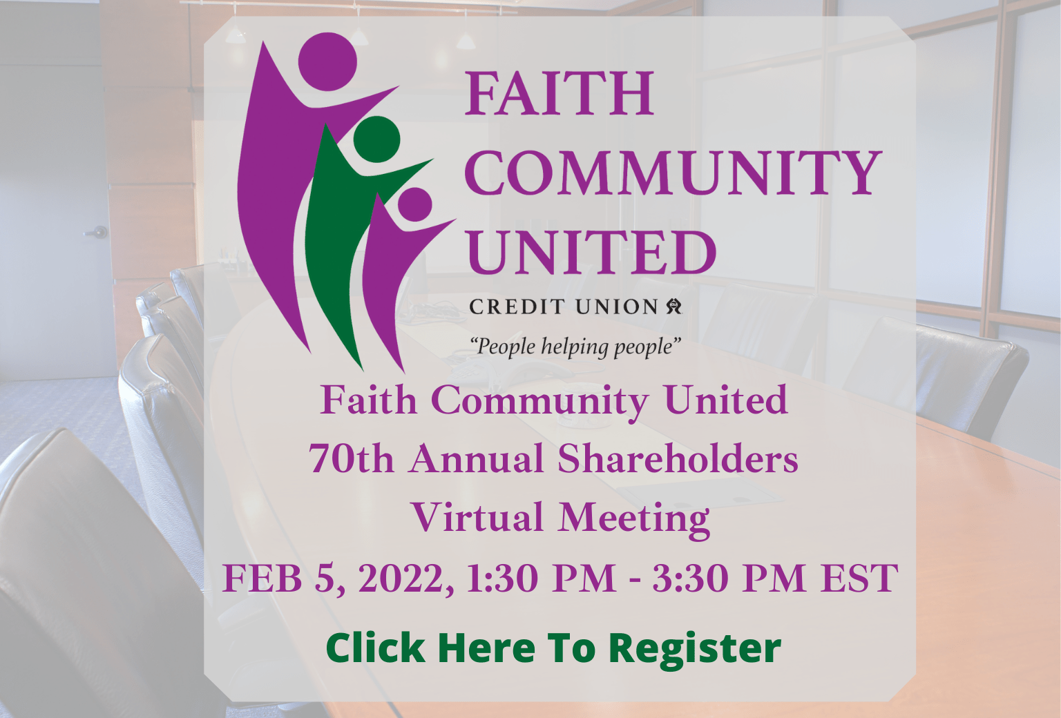 70th Annual Shareholders Virtual Meeting Link